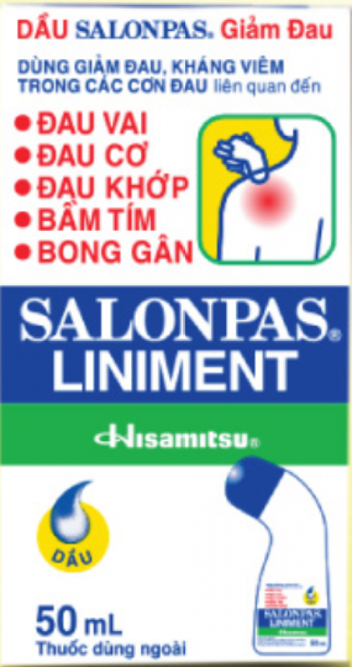 Dầu xoa Salonpas - Công Ty TNHH Dược Phẩm Hisamitsu Việt Nam